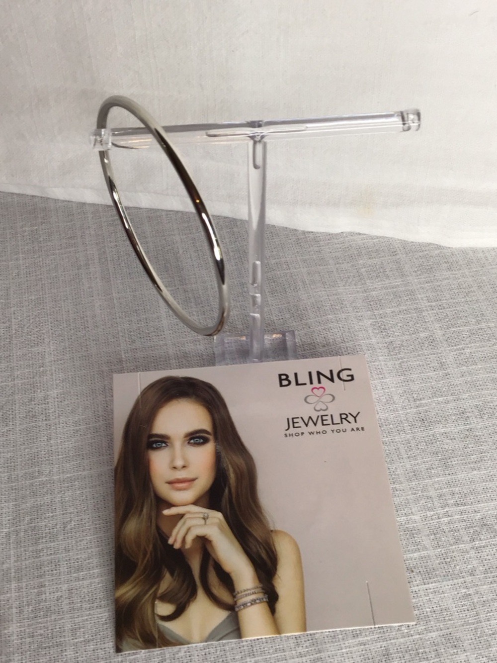 Bling Jewelry Sterling Silver Thin Bangle Bracelet